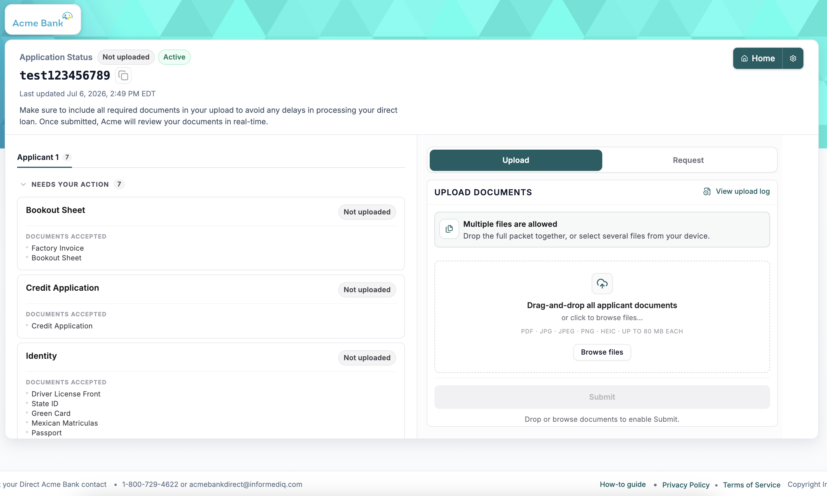 DMS mockup